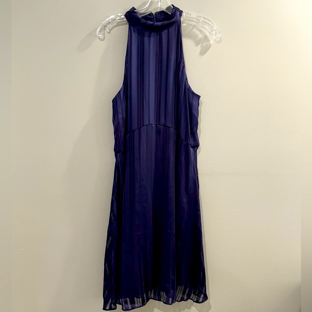 Banana Republic Navy Halter Dress Sz 14